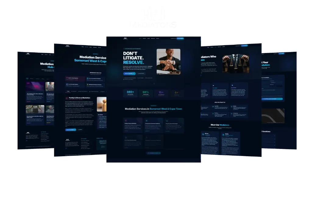 HW Mediators website showcase
