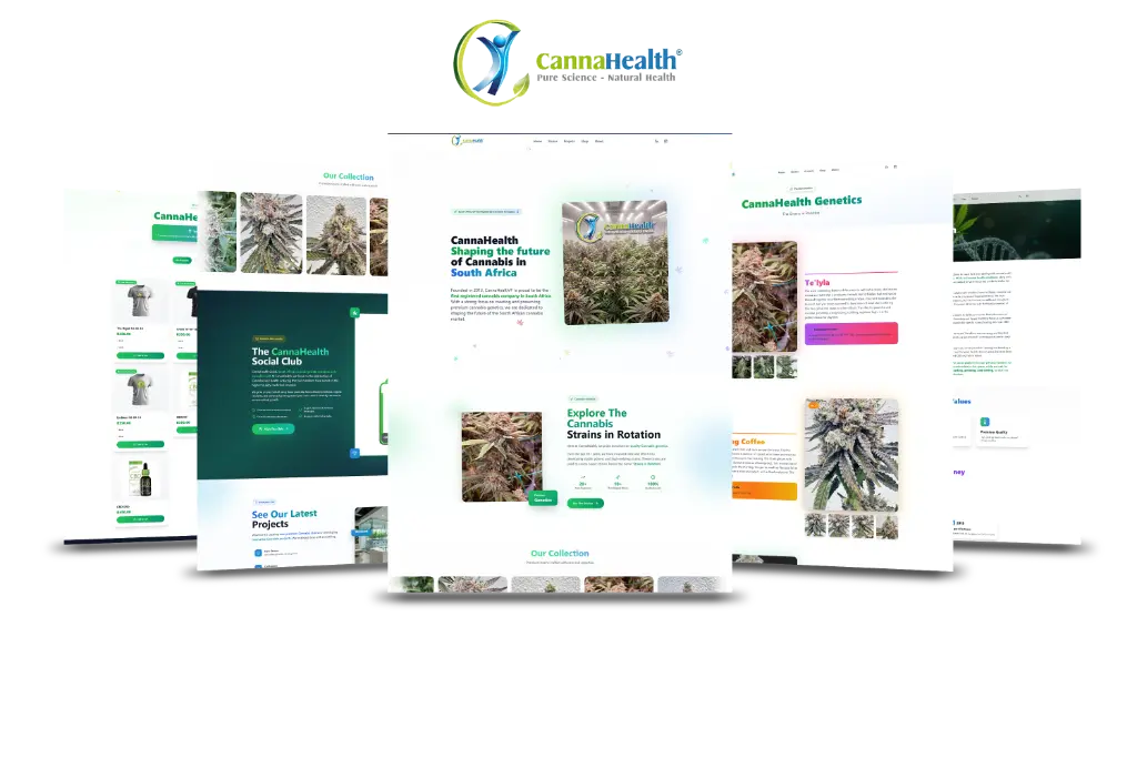 CannaHealth website showcase