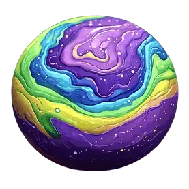 Decorative planet illustration representing Pureweb's innovative approach