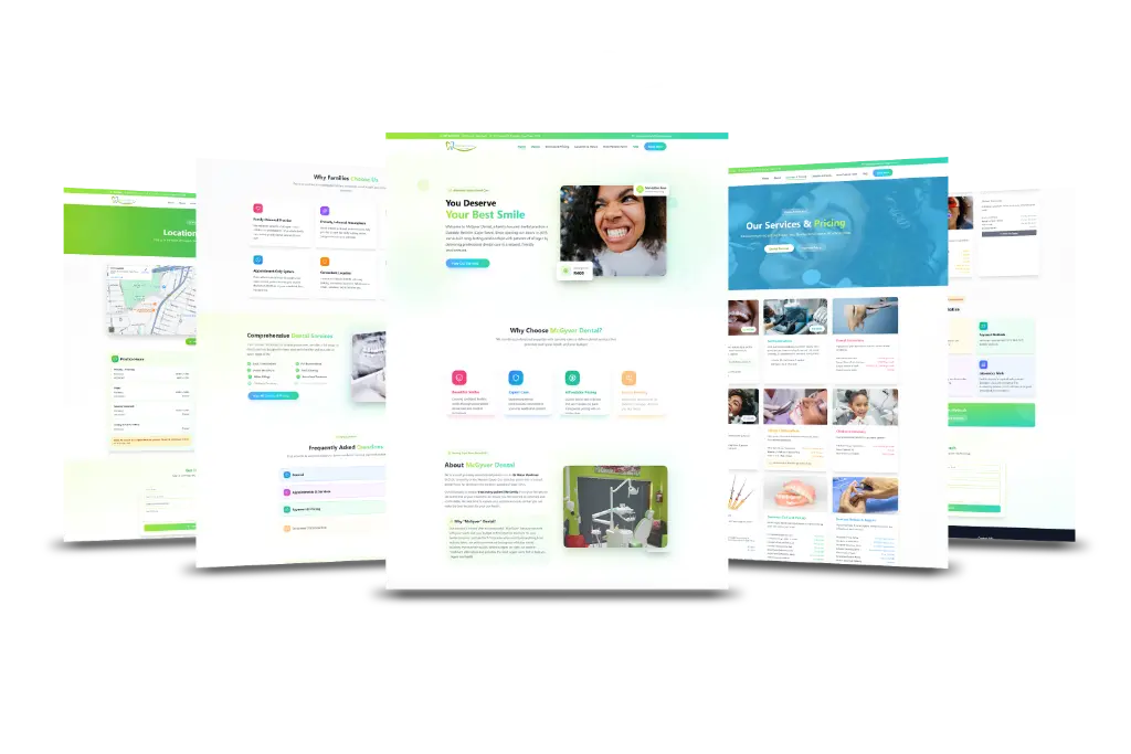 McGyver Dental website showcase
